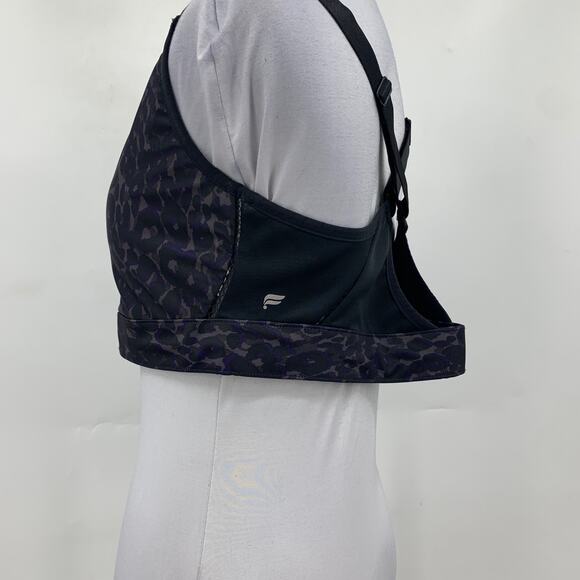 Fabletics Sports Bra Women L Large Multi Zoe High Impact Front Zip Crossback - Picture 7 of 13